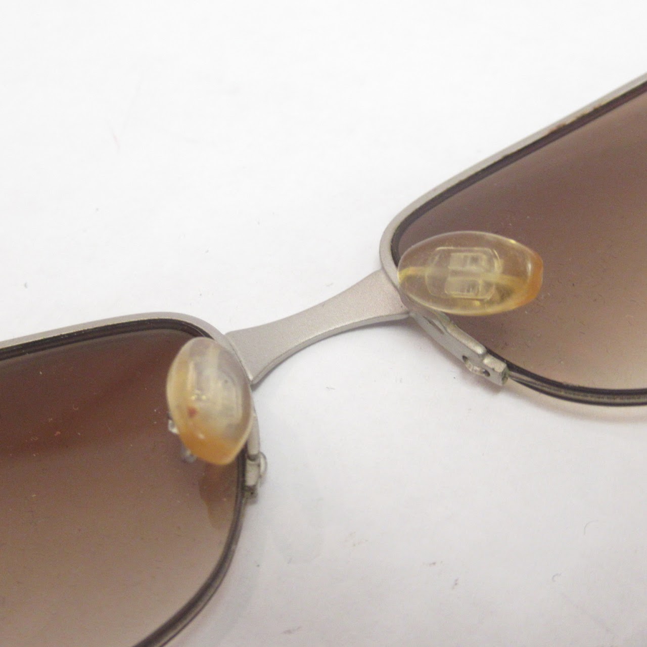 Prada Clear & Silver Sunglasses