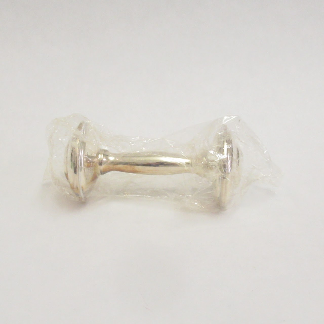 Empire Sterling Silver Baby Rattle