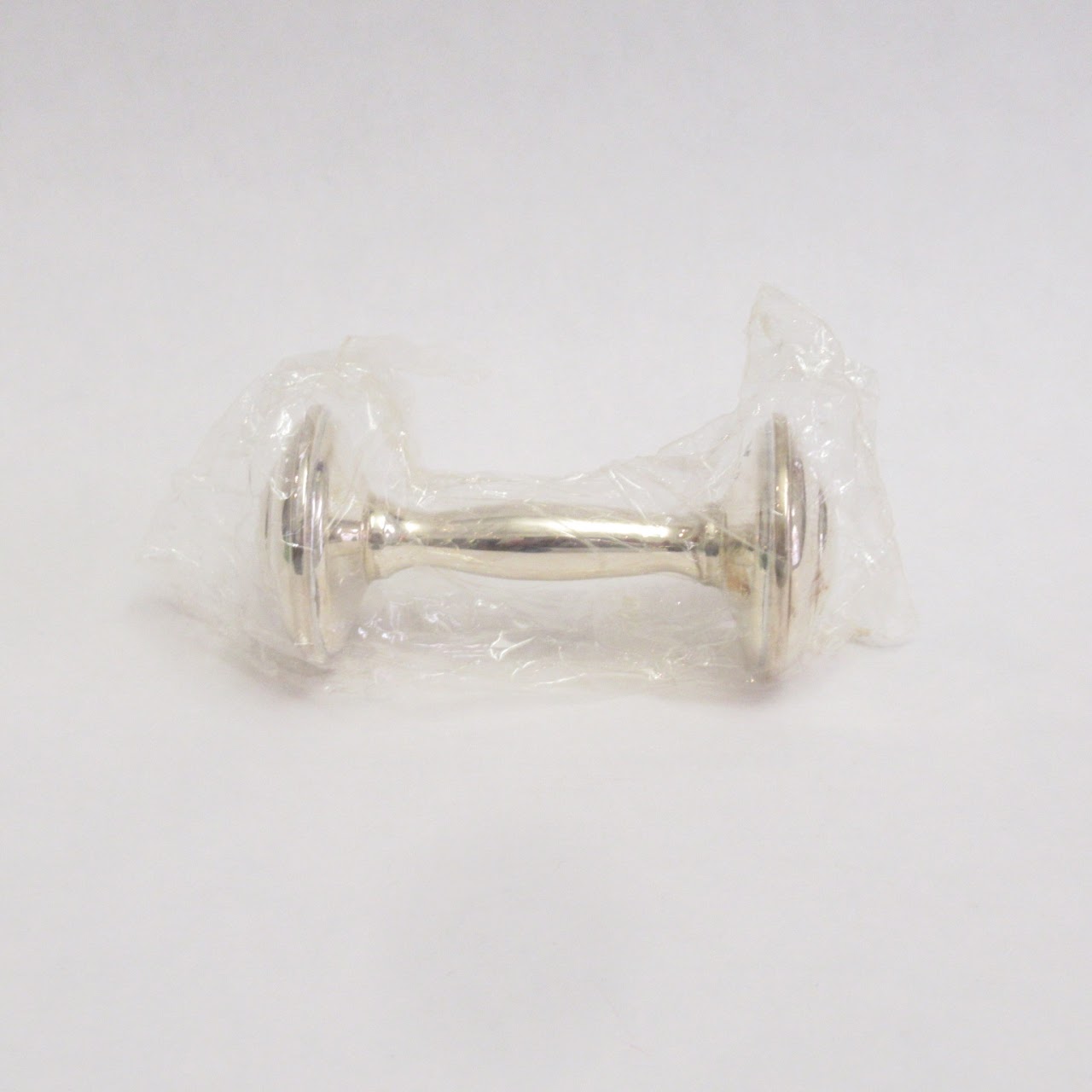 Empire Sterling Silver Baby Rattle