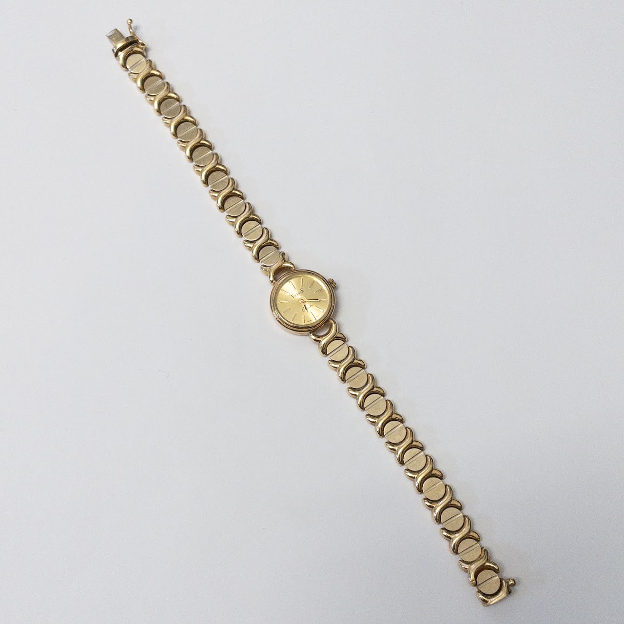 14K Gold Vicence Bracelet Watch