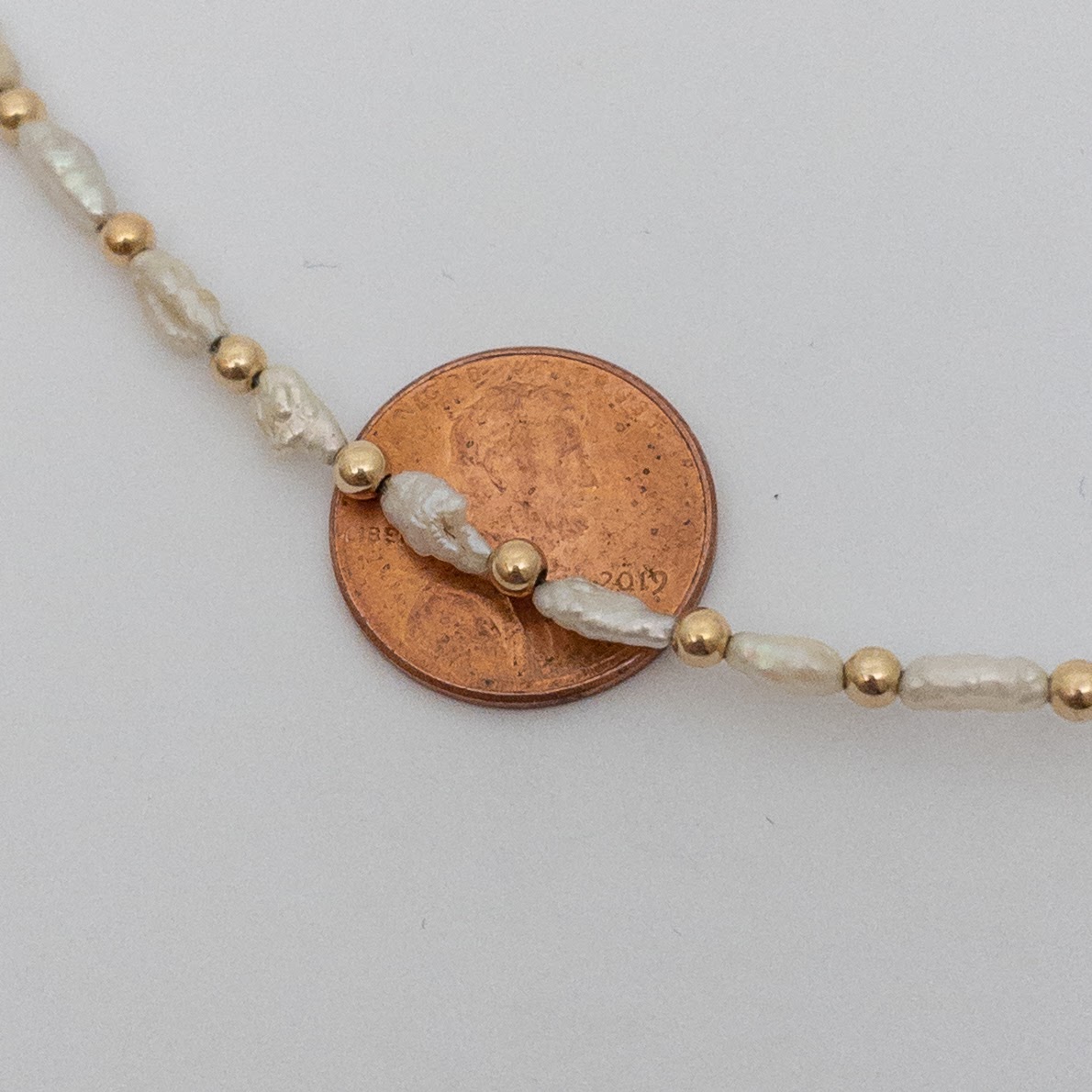 14K Gold & Seed Pearl Bracelet