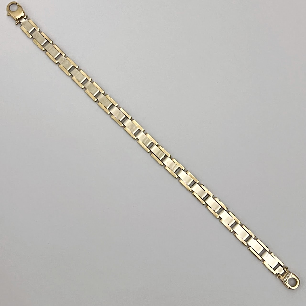 14K Bi-Color Gold Link Bracelet