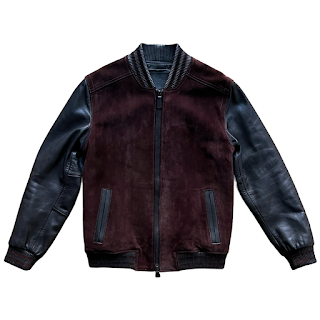 Coach Suede Baseball Jacket