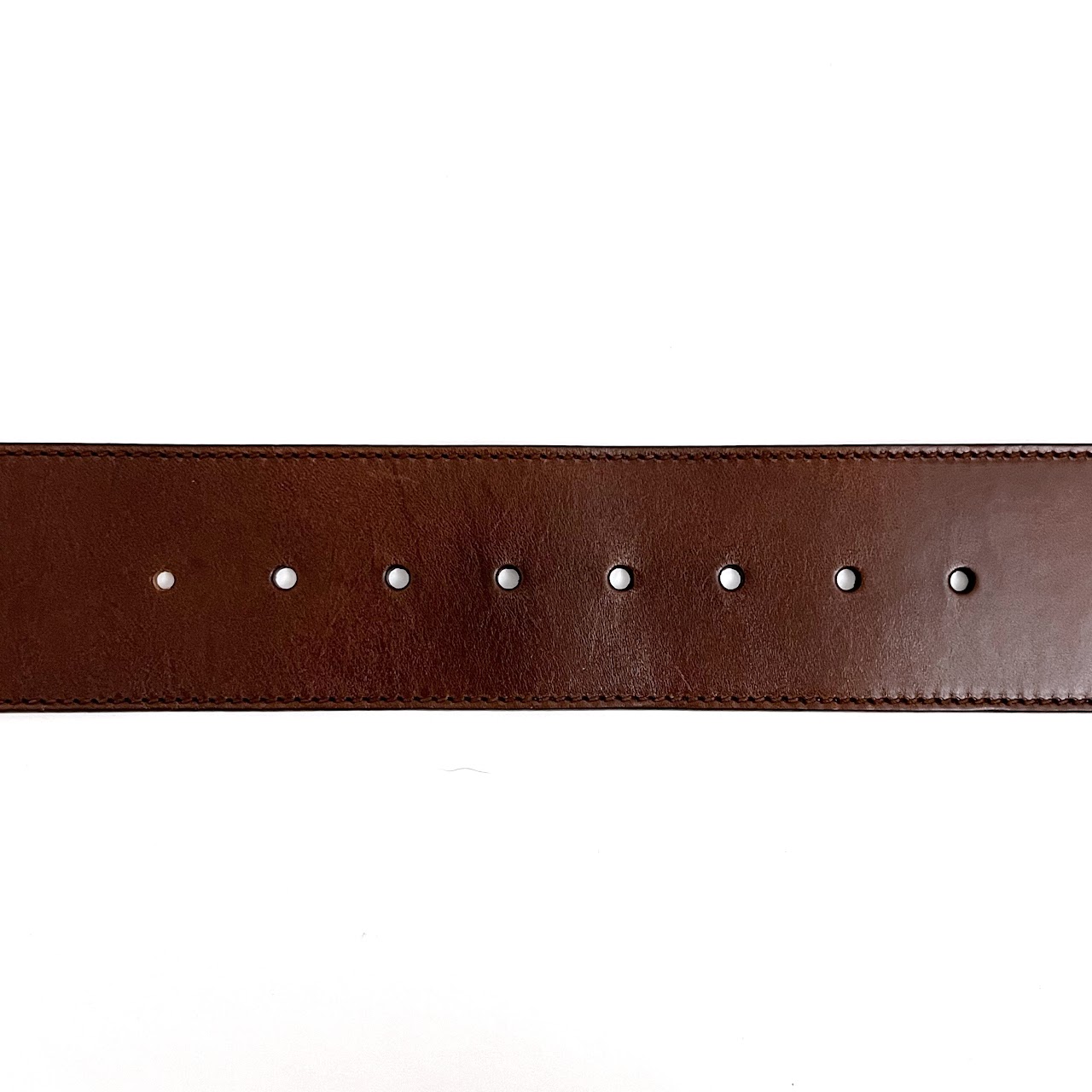 Alexander McQueen Wide Leather Belt