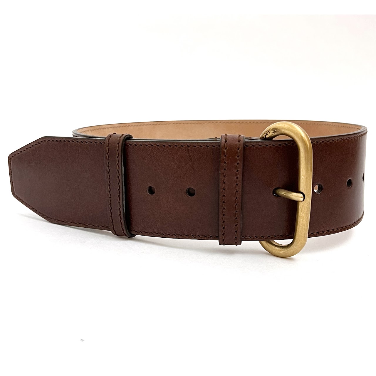 Alexander McQueen Wide Leather Belt