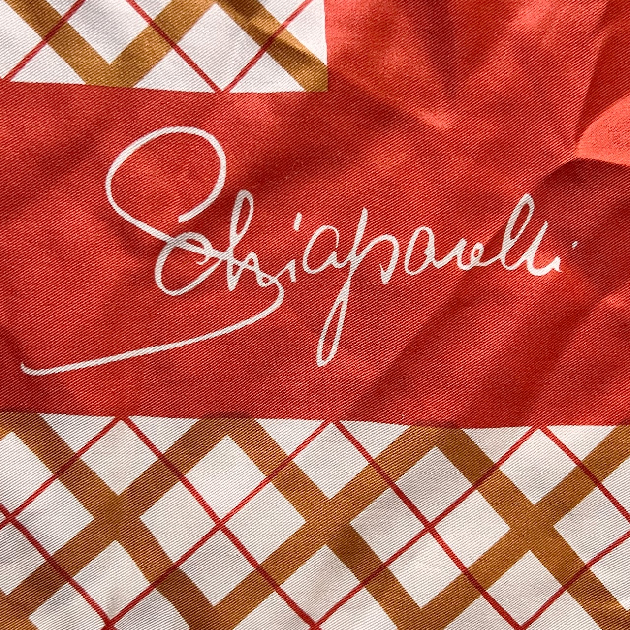 Schiaparelli Glentex Vintage Silk Scarf