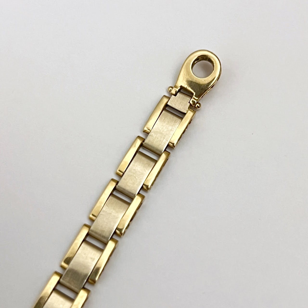 14K Bi-Color Gold Link Bracelet