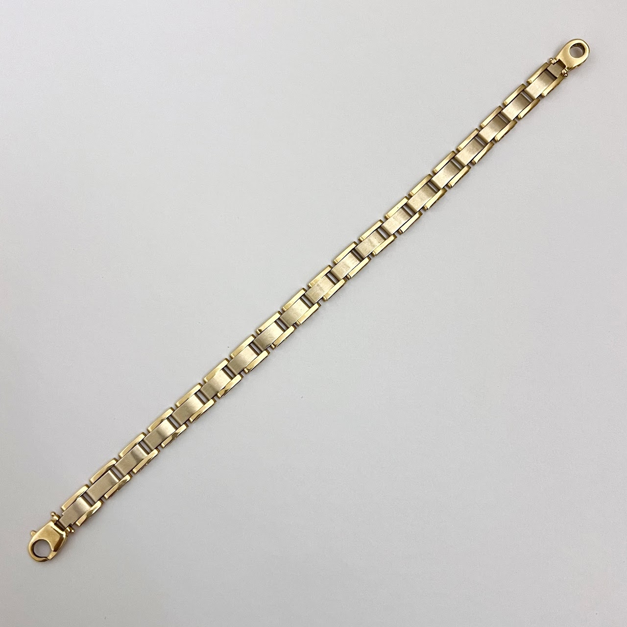 14K Bi-Color Gold Link Bracelet