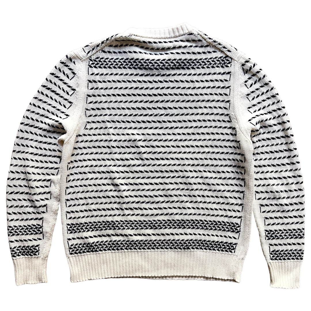 Christian Dior Chevron Knit Sweater