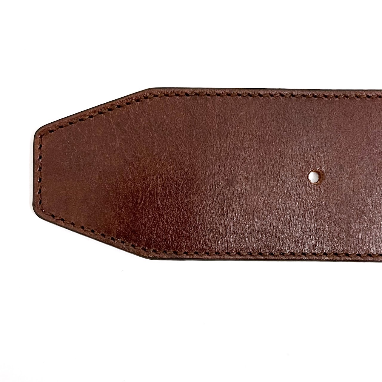 Alexander McQueen Wide Leather Belt