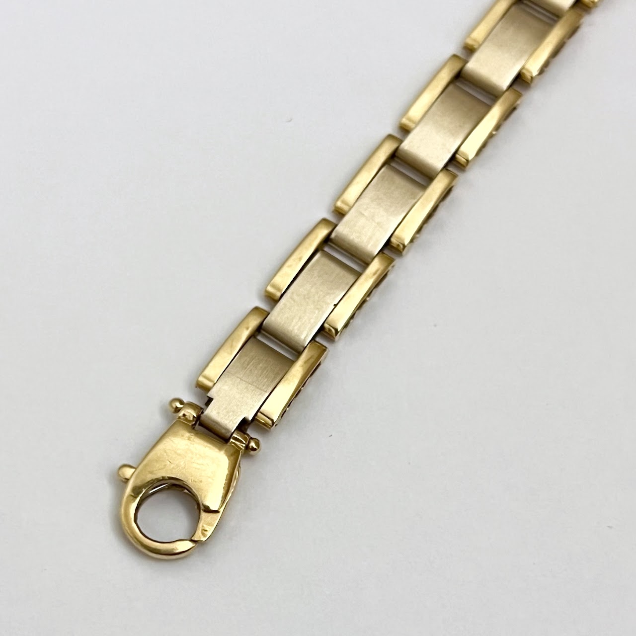 14K Bi-Color Gold Link Bracelet