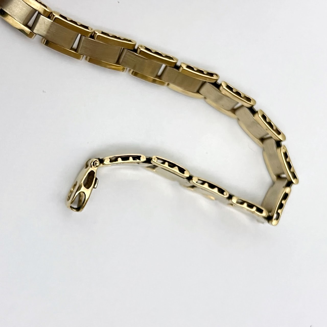 14K Bi-Color Gold Link Bracelet