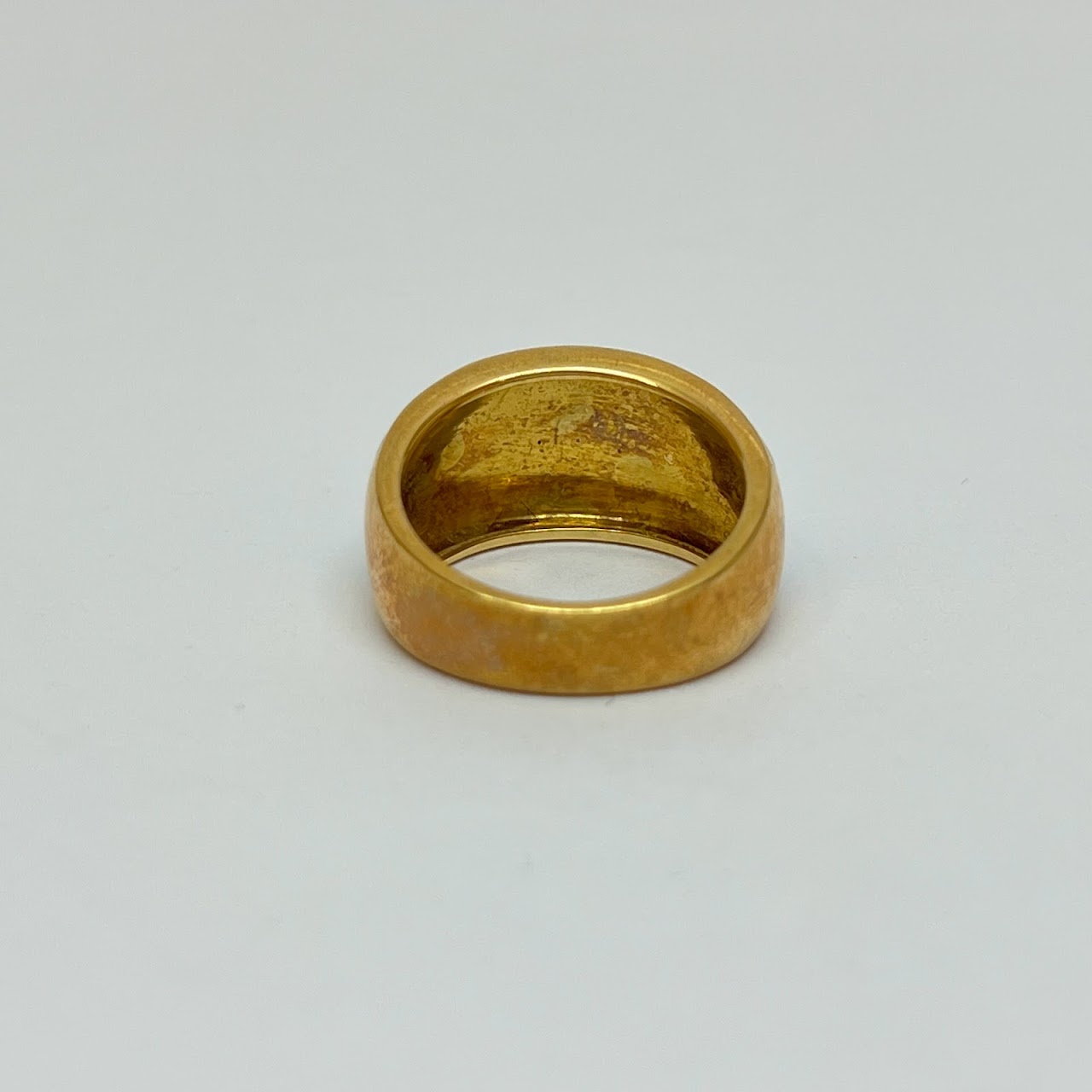 18K Gold and Enamel Ring