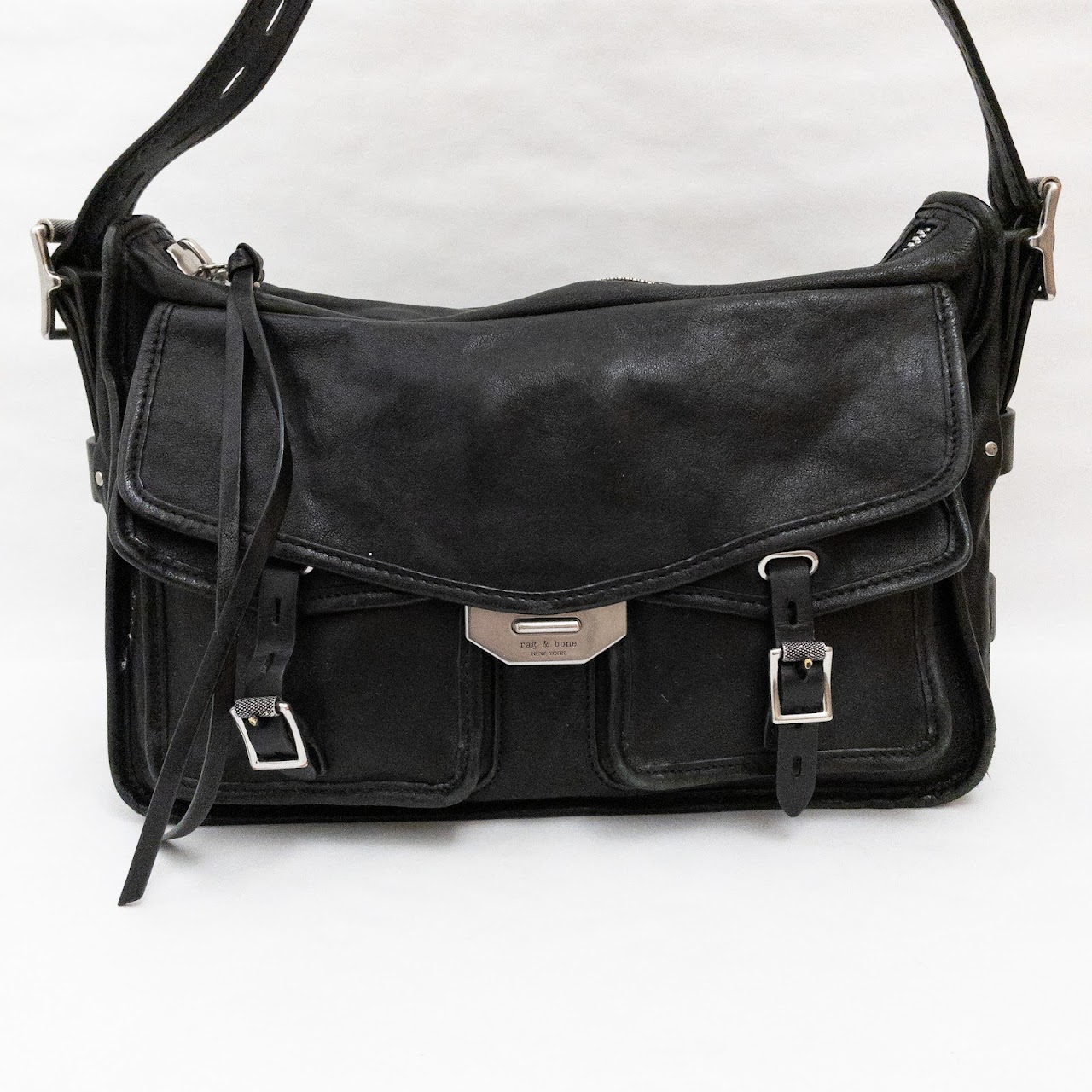 Rag & Bone Black Leather Satchel