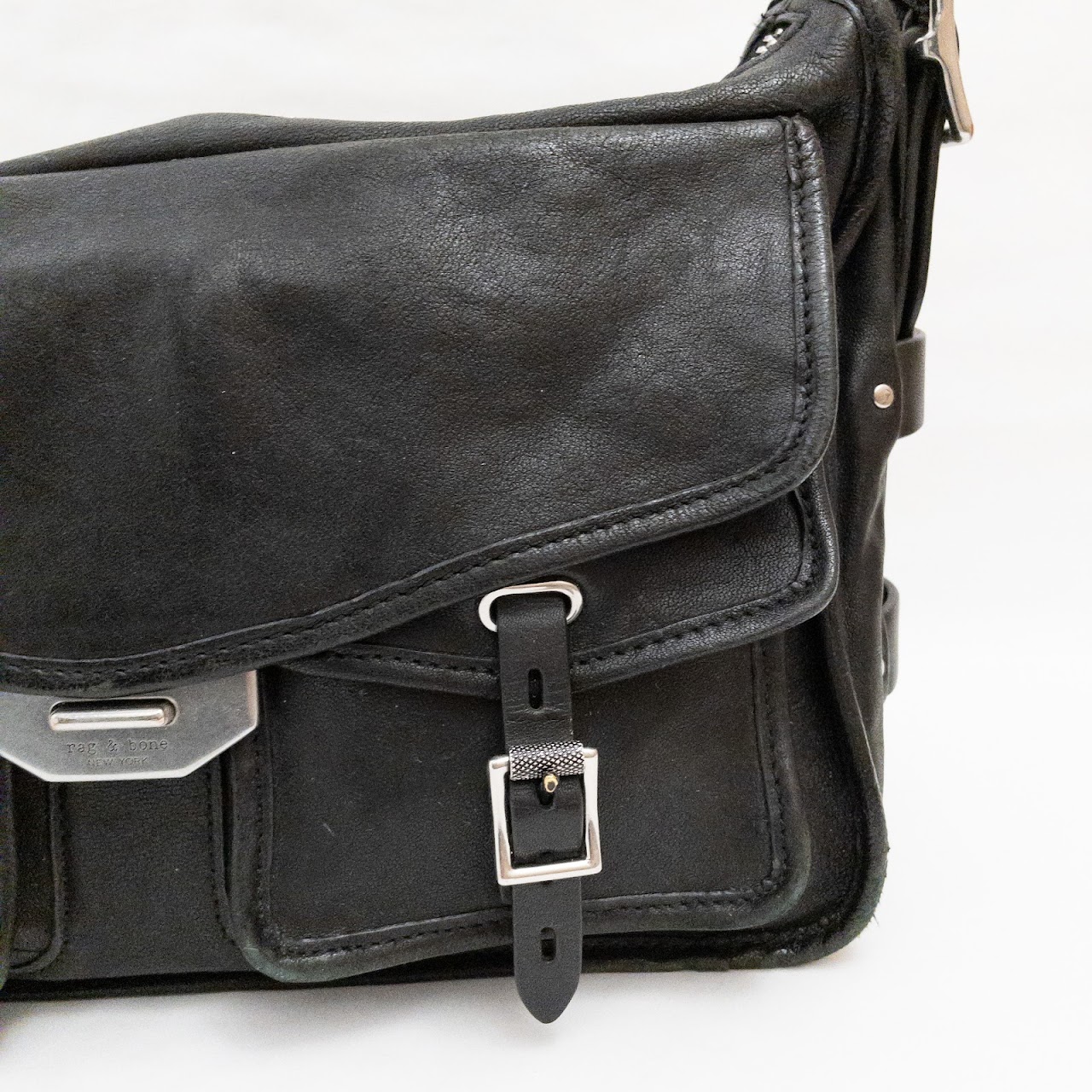 Rag & Bone Black Leather Satchel