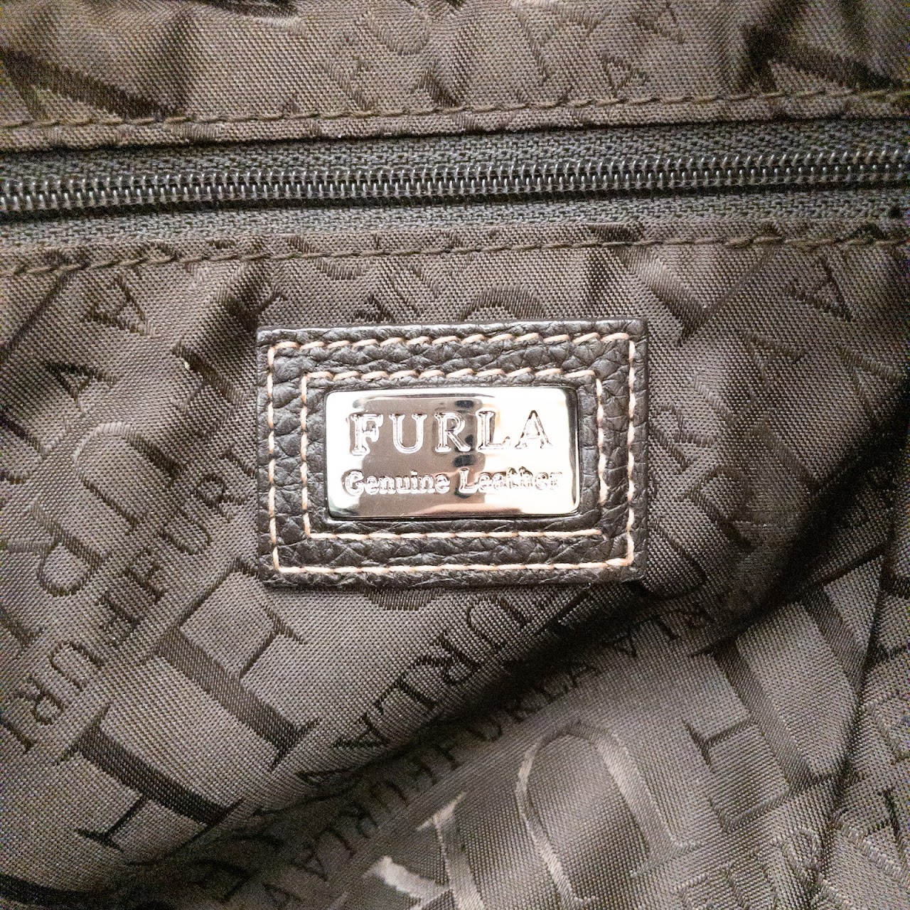 Furla Pebble Leather Shoulder Bag