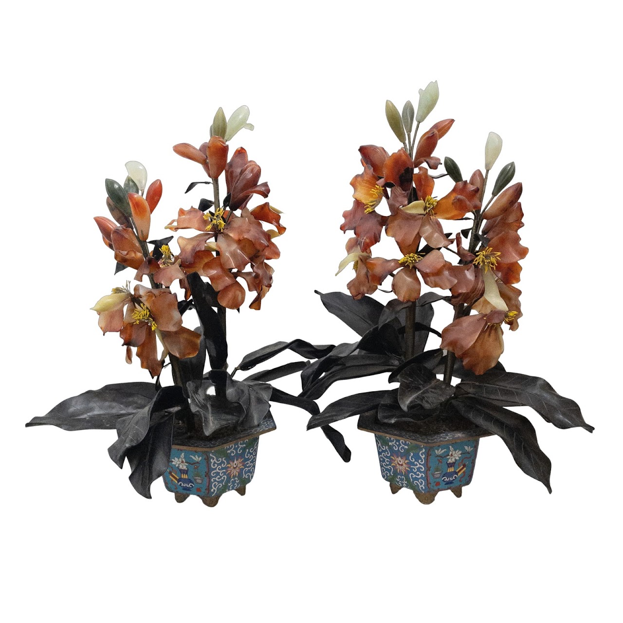 Jade & Stone Decorative Potted Plants