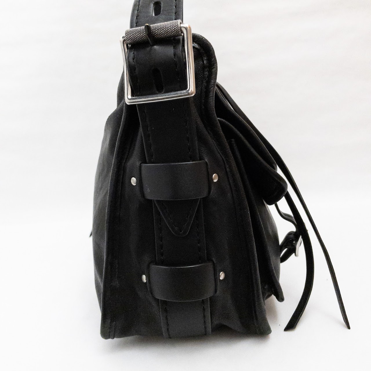 Rag & Bone Black Leather Satchel