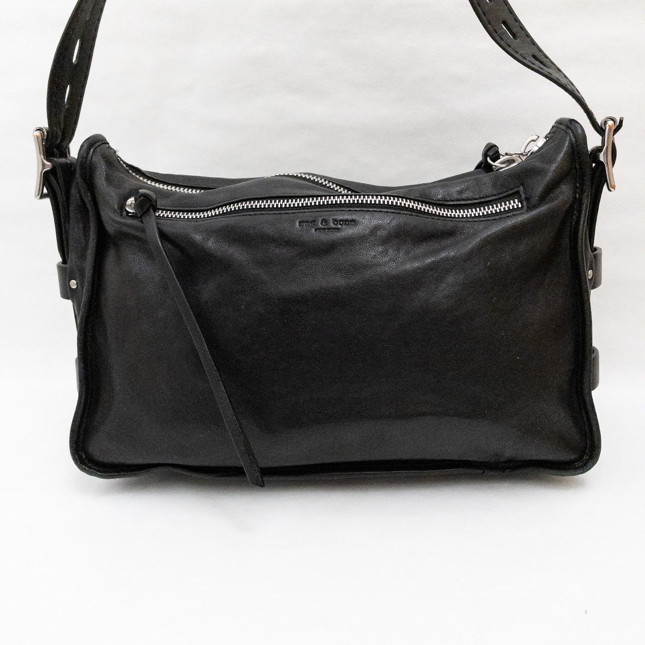 Rag & Bone Black Leather Satchel