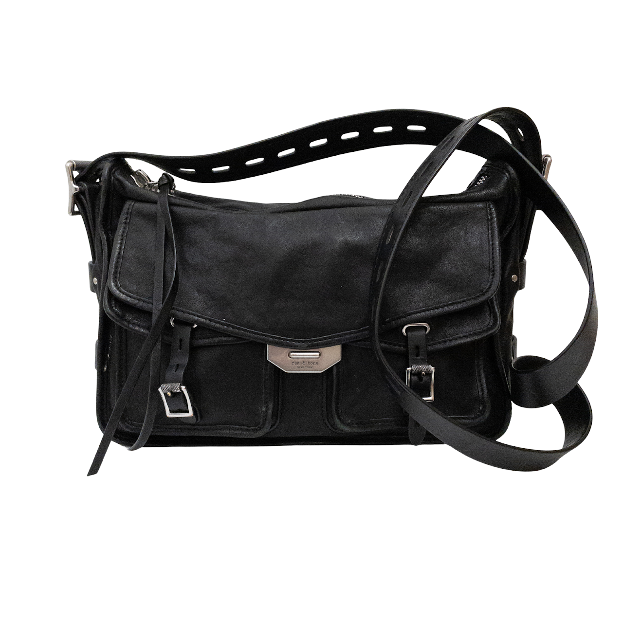 Rag & Bone Black Leather Satchel