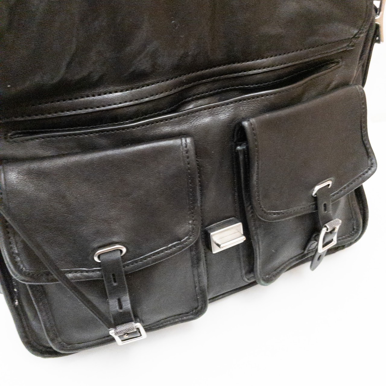 Rag & Bone Black Leather Satchel