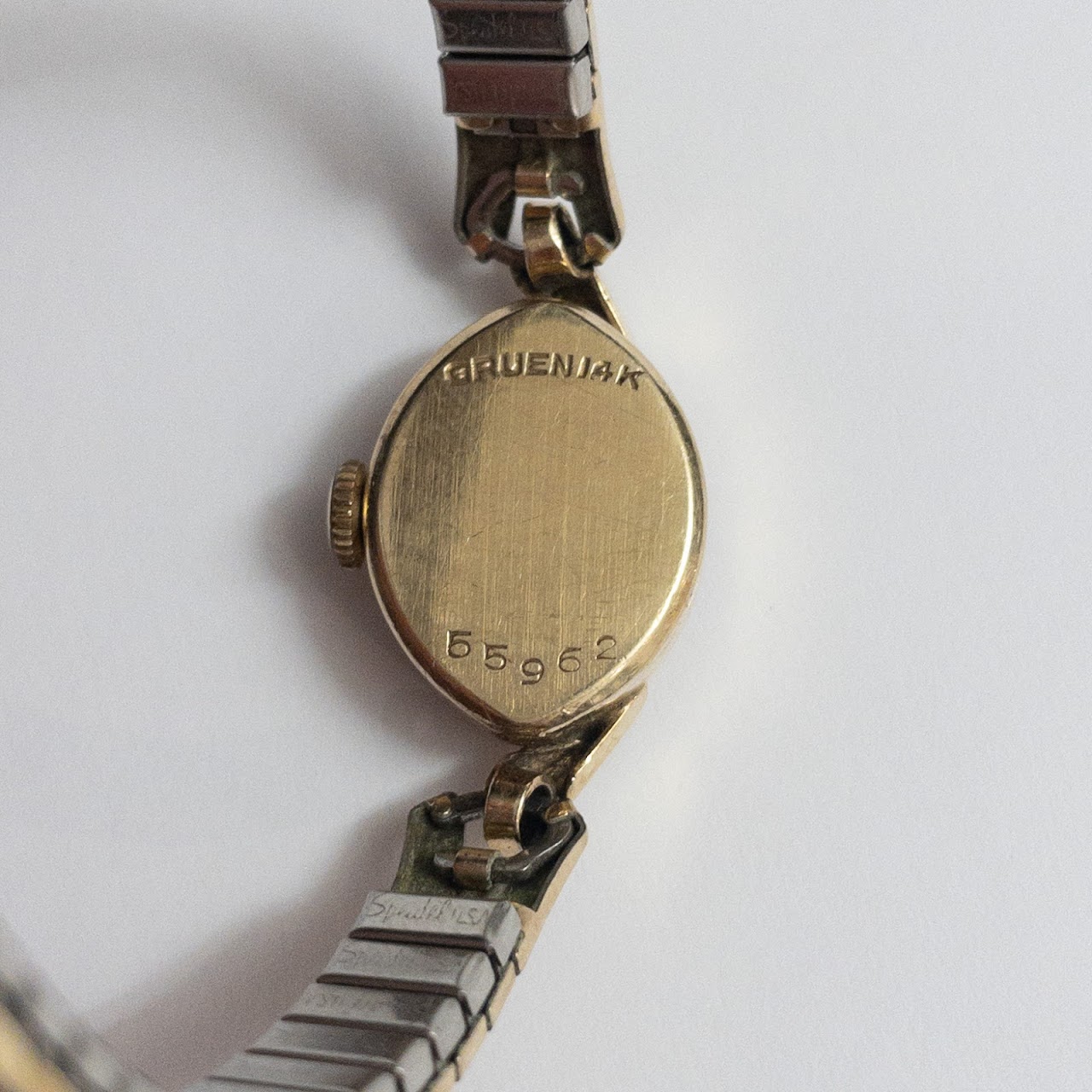 14K Gold Gruen Ladies Watch