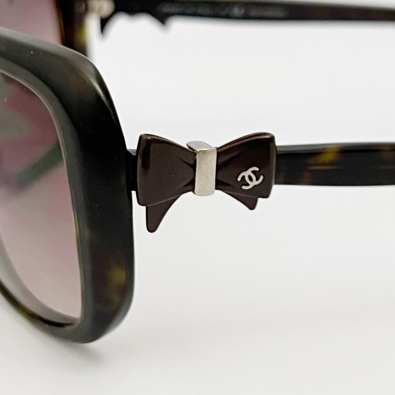 Chanel Oversize Sunglasses with Bows