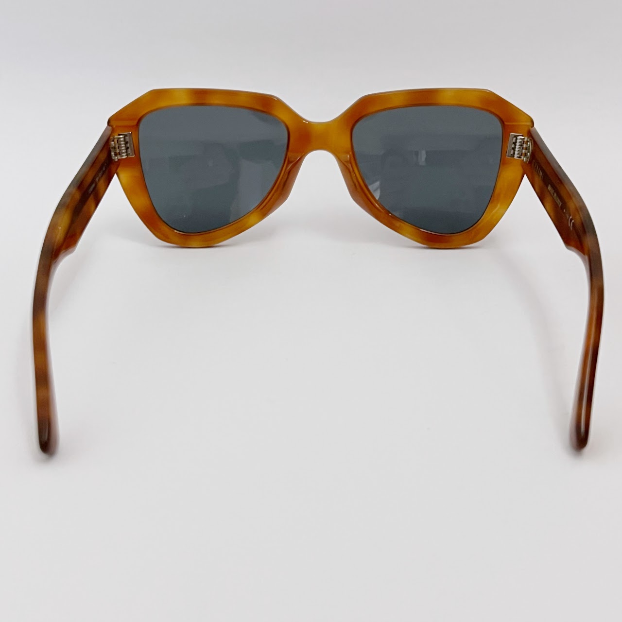 Céline Chunky Amber Tortoise Shell Sunglasses