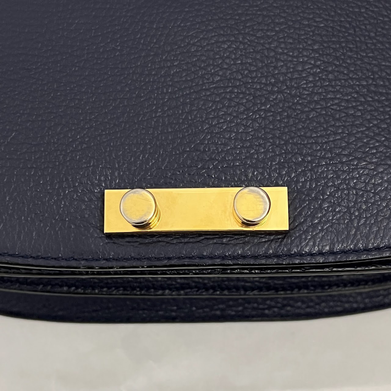 Marni Midnight Blue Leather Shoulder Bag