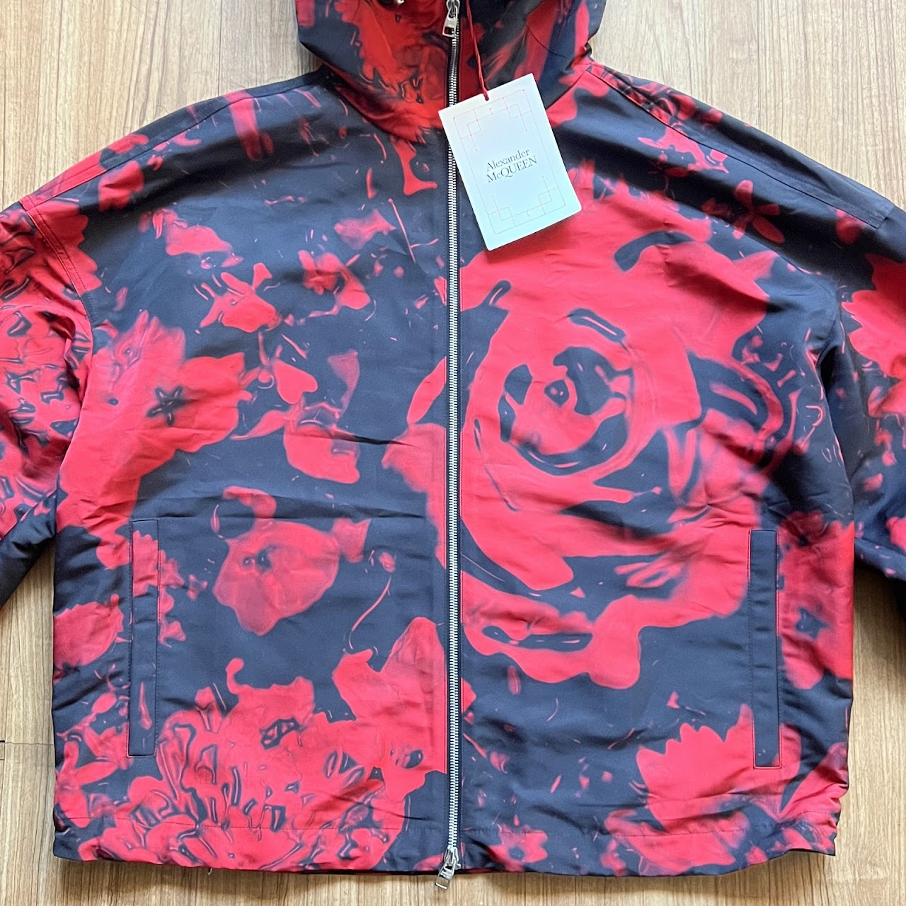 Alexander McQueen NEW Rose Print Men's Jacket