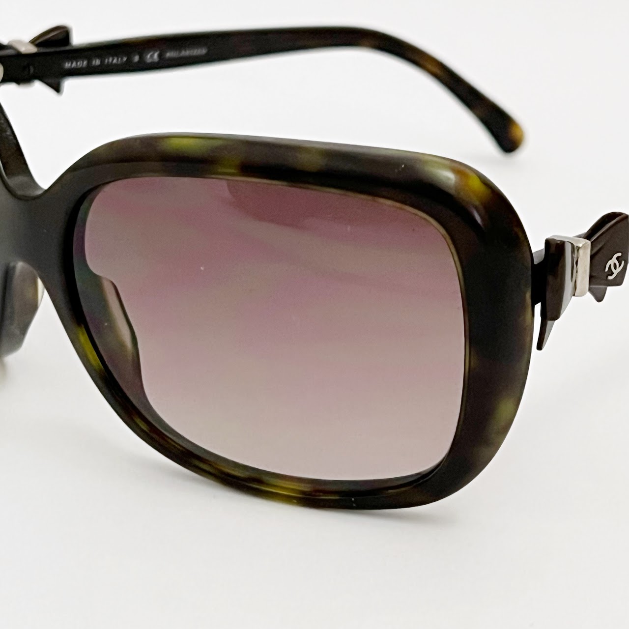 Chanel Oversize Sunglasses with Bows