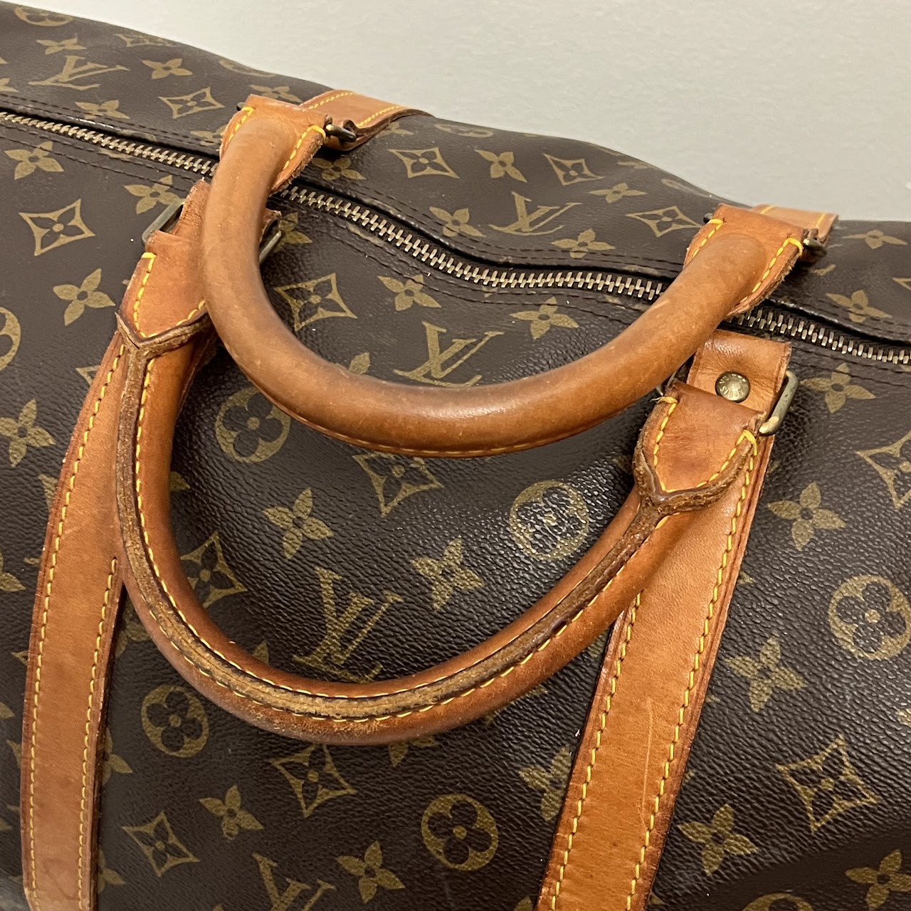 Louis Vuitton Vintage Keepall Bandoulière Duffel Bag