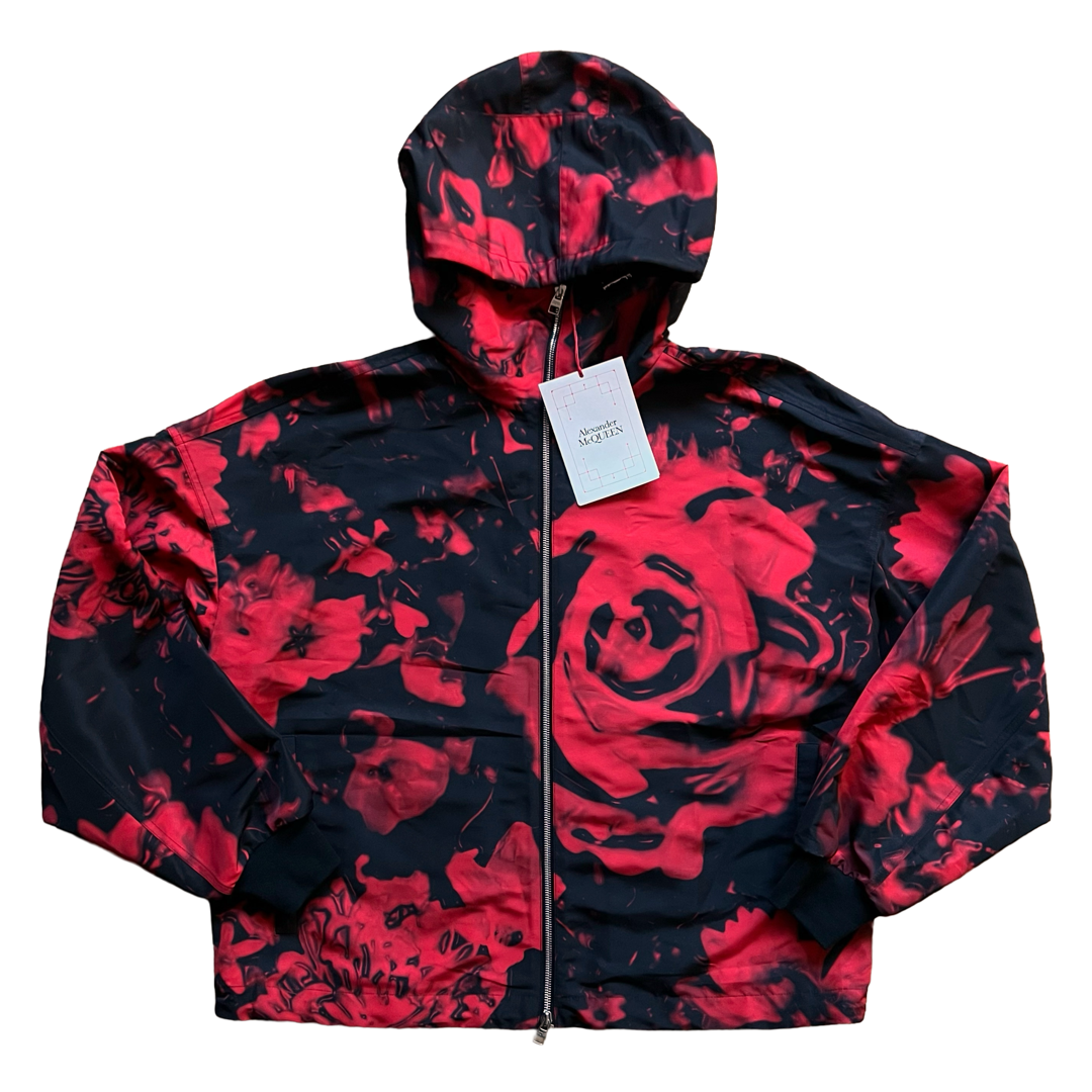 Alexander McQueen NEW Rose Print Men's Jacket