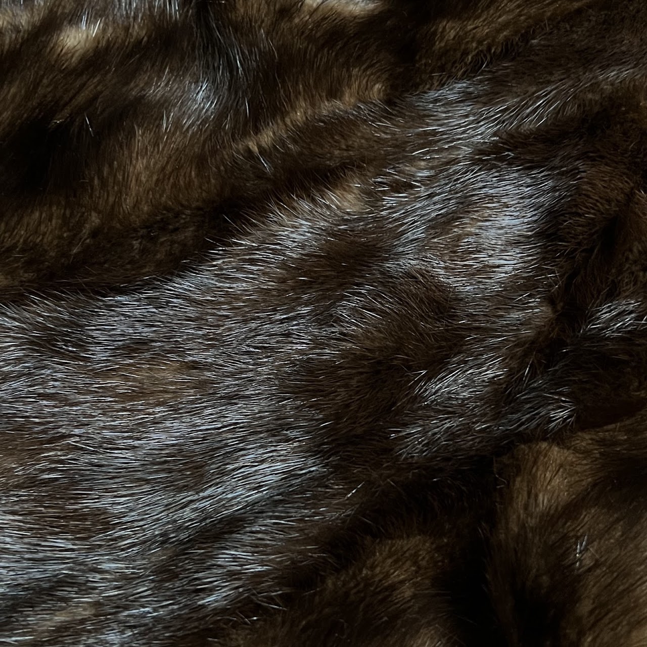 Loro Piana Cashmere and Mink Fur Throw Blanket