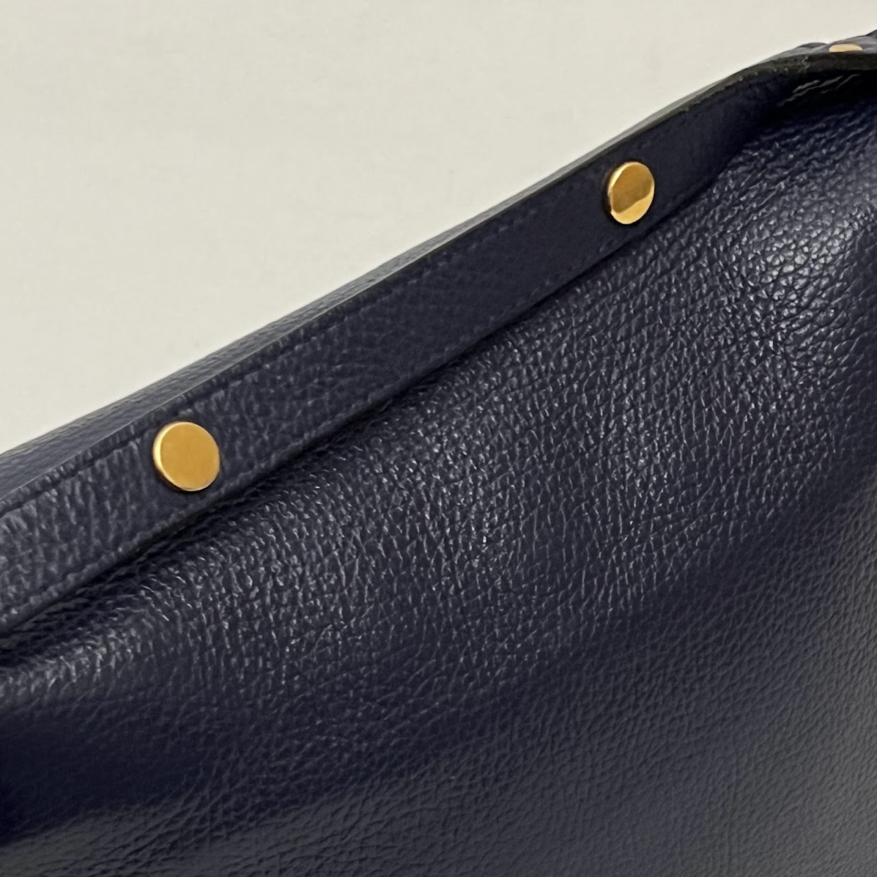 Marni Midnight Blue Leather Shoulder Bag