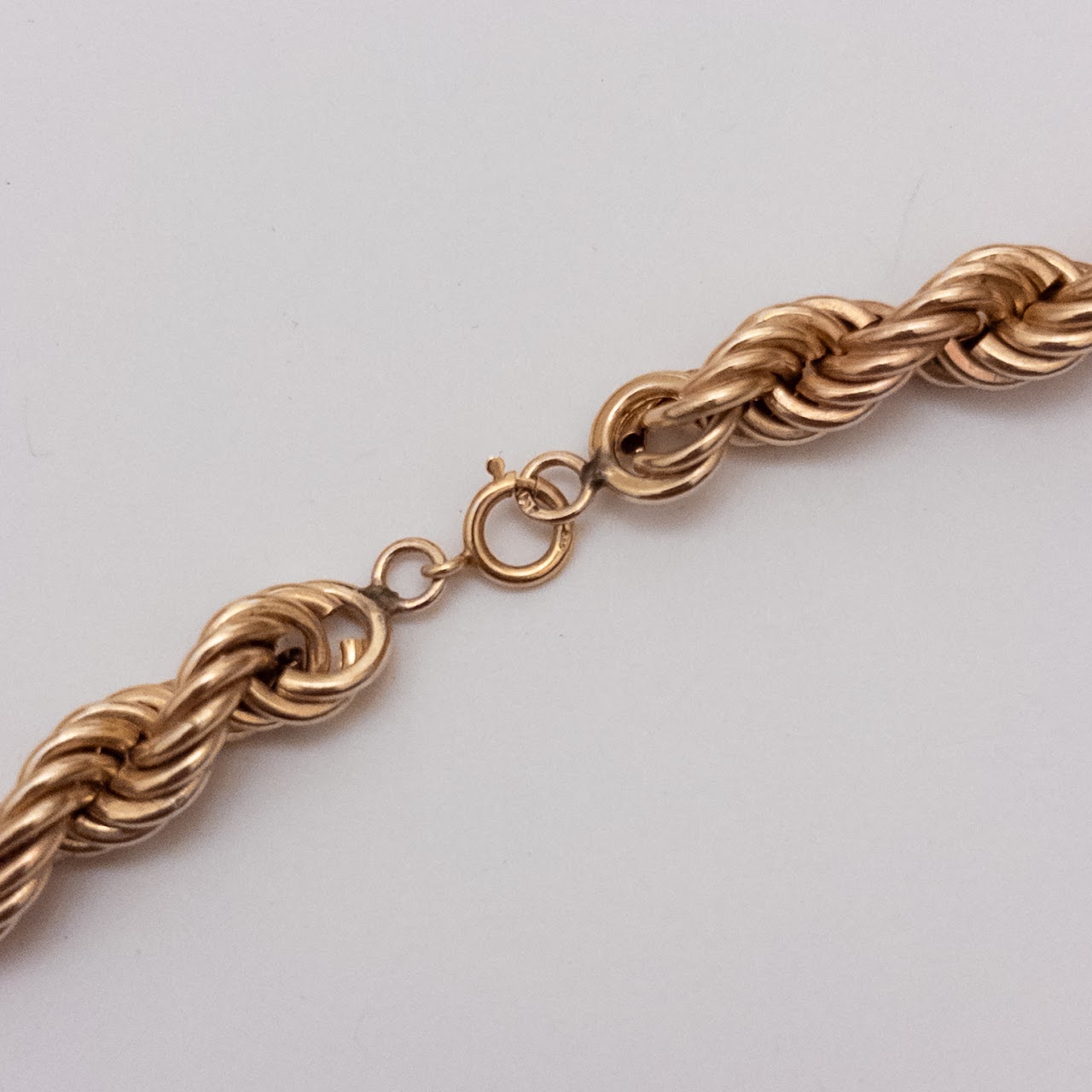 14K Gold Heavy Twist Chain Necklace