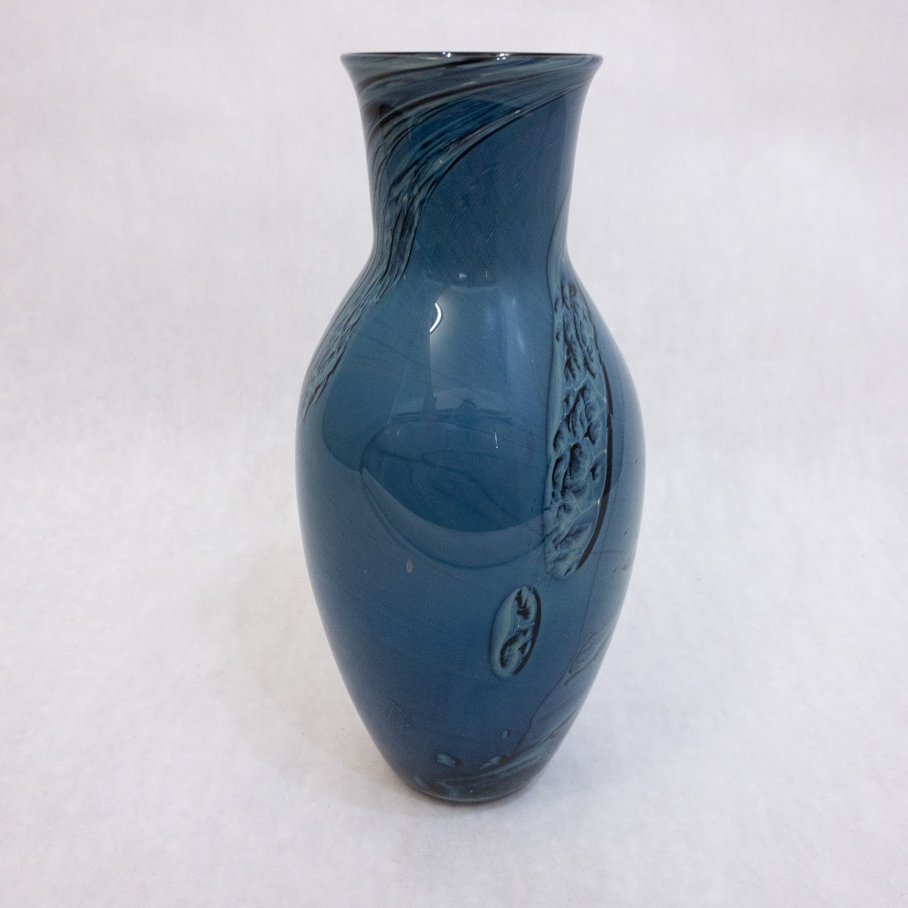 Simon Signed Art Glass Vase