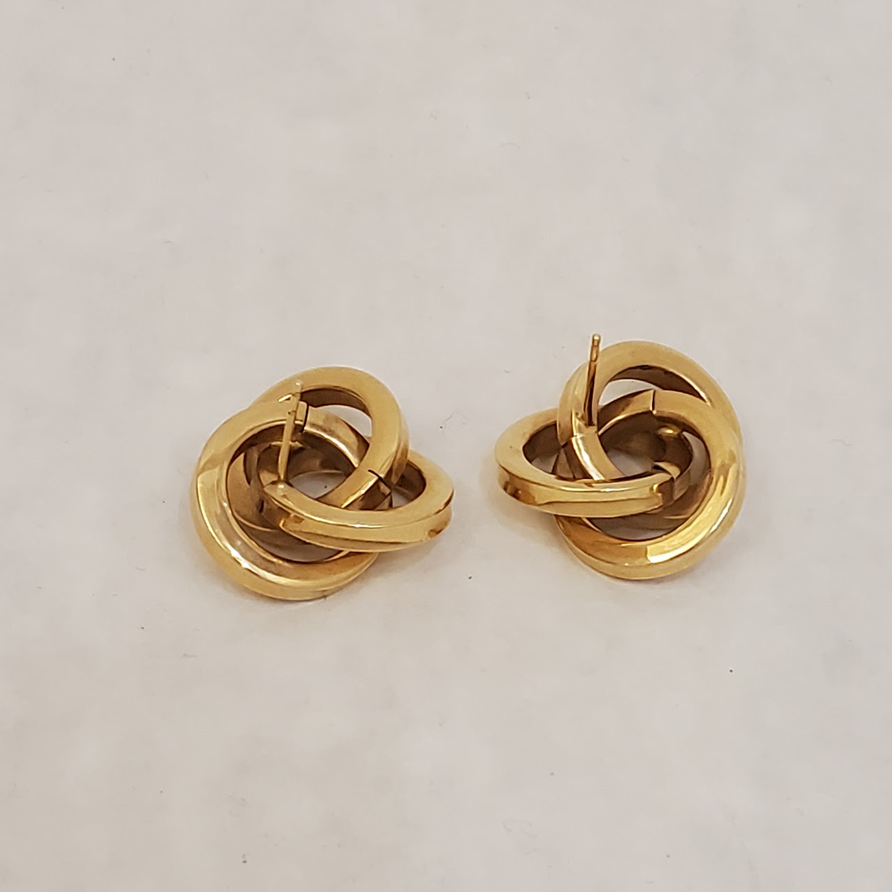 14K Gold Love Knot Earrings