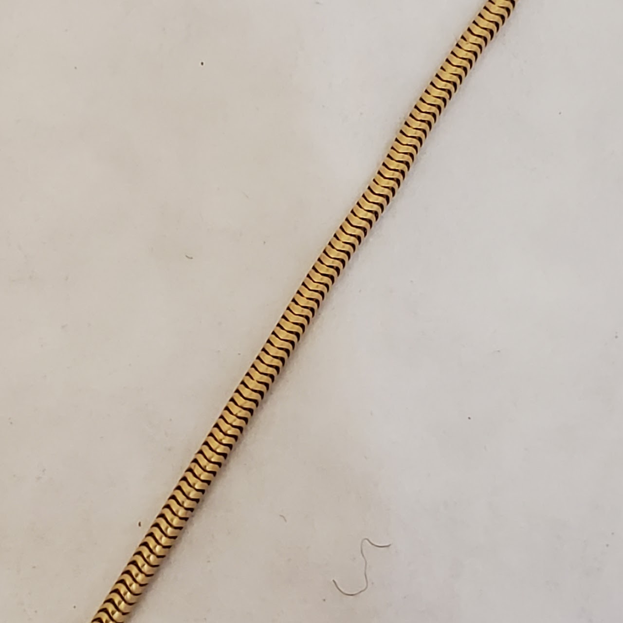 18K Gold Snake Chain Necklace