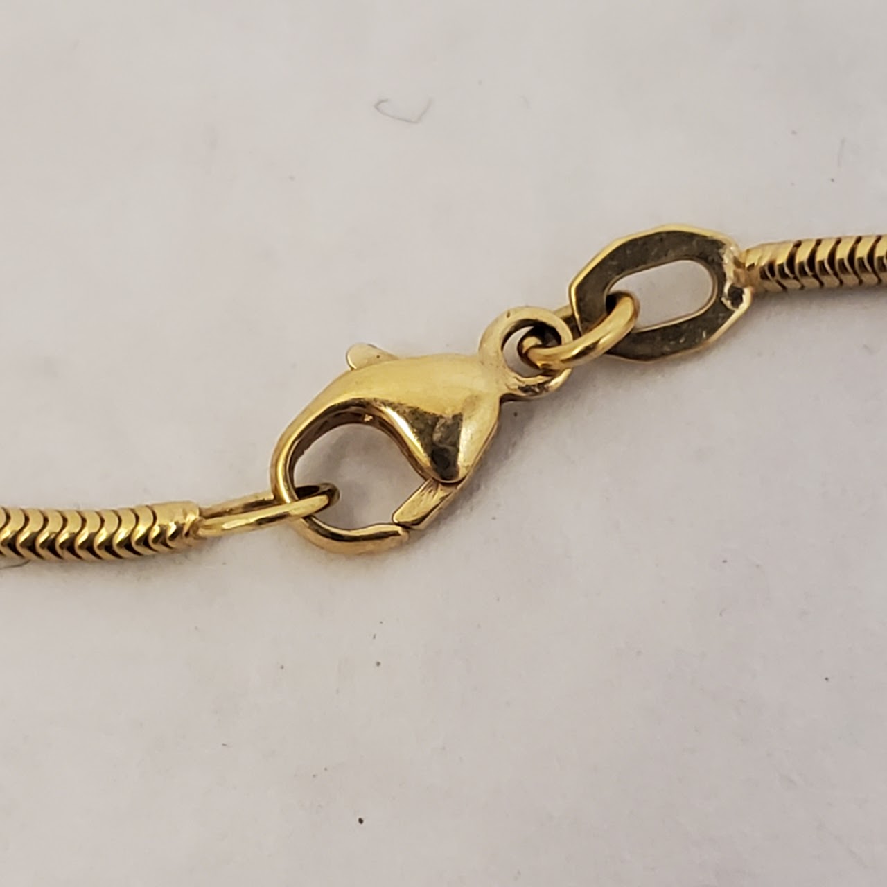 18K Gold Snake Chain Necklace