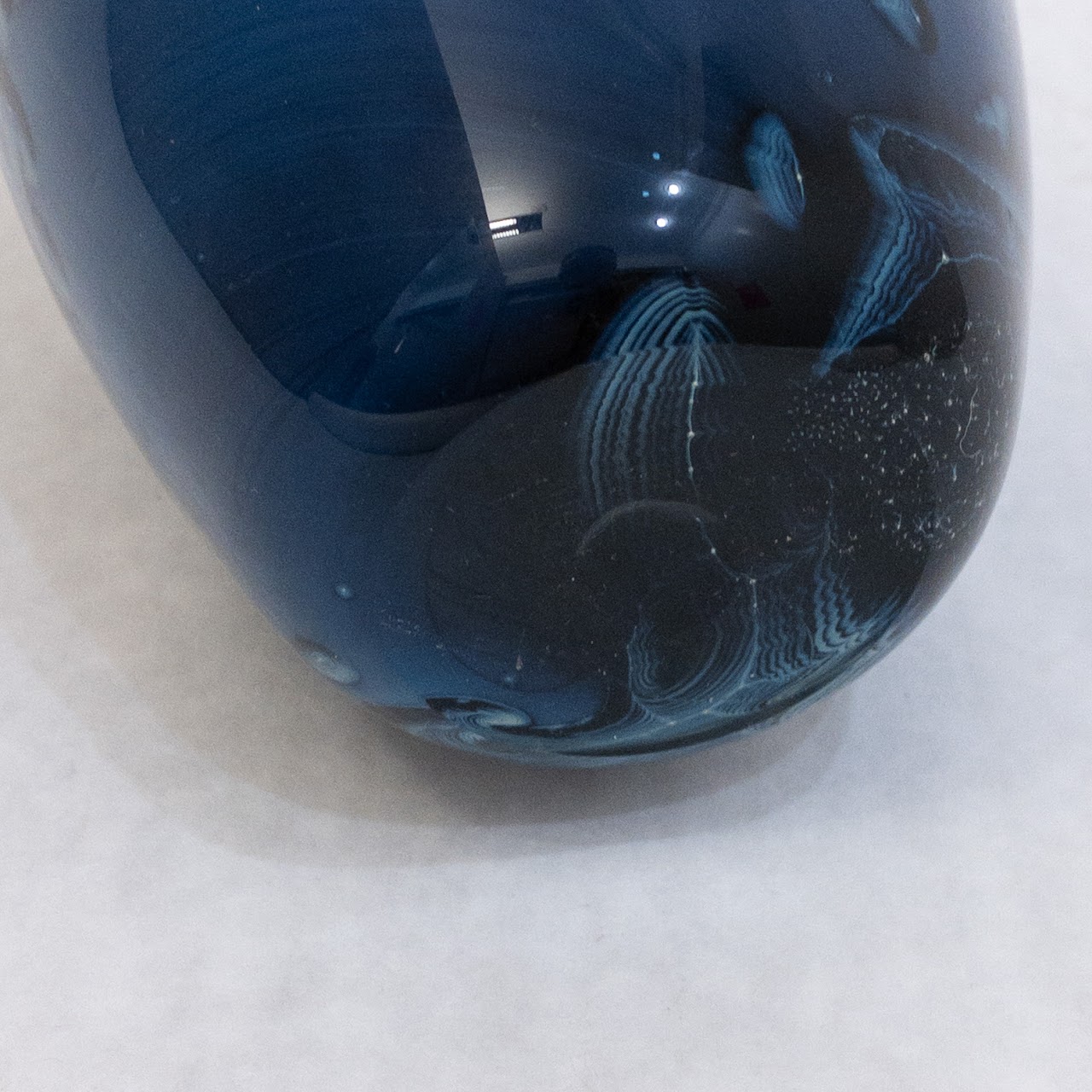 Simon Signed Art Glass Vase