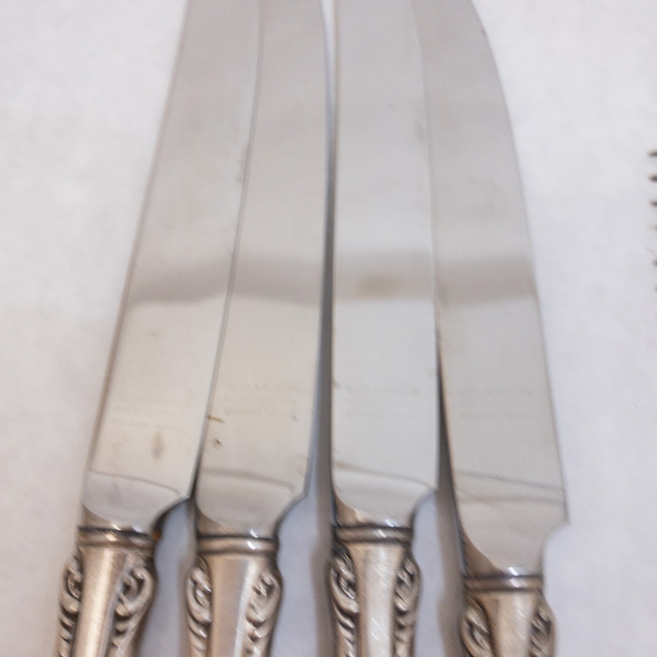 Sterling Silver & Mirror Steel Reed & Barton Knife & Fork Set