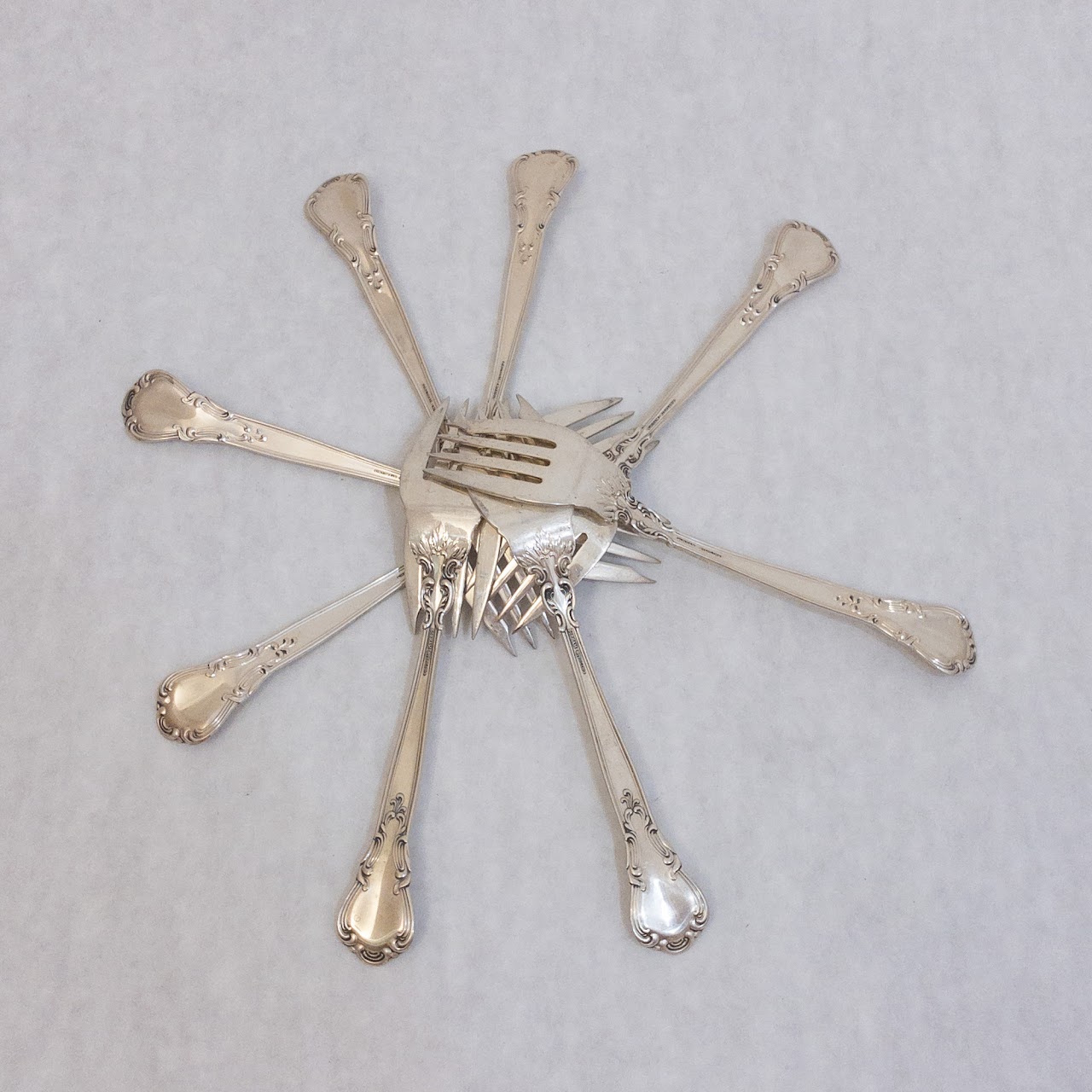 Sterling Silver Gorham Cake Fork Set