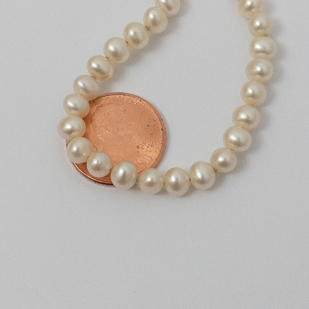 Pearl Strand Necklace with 14K Clasp