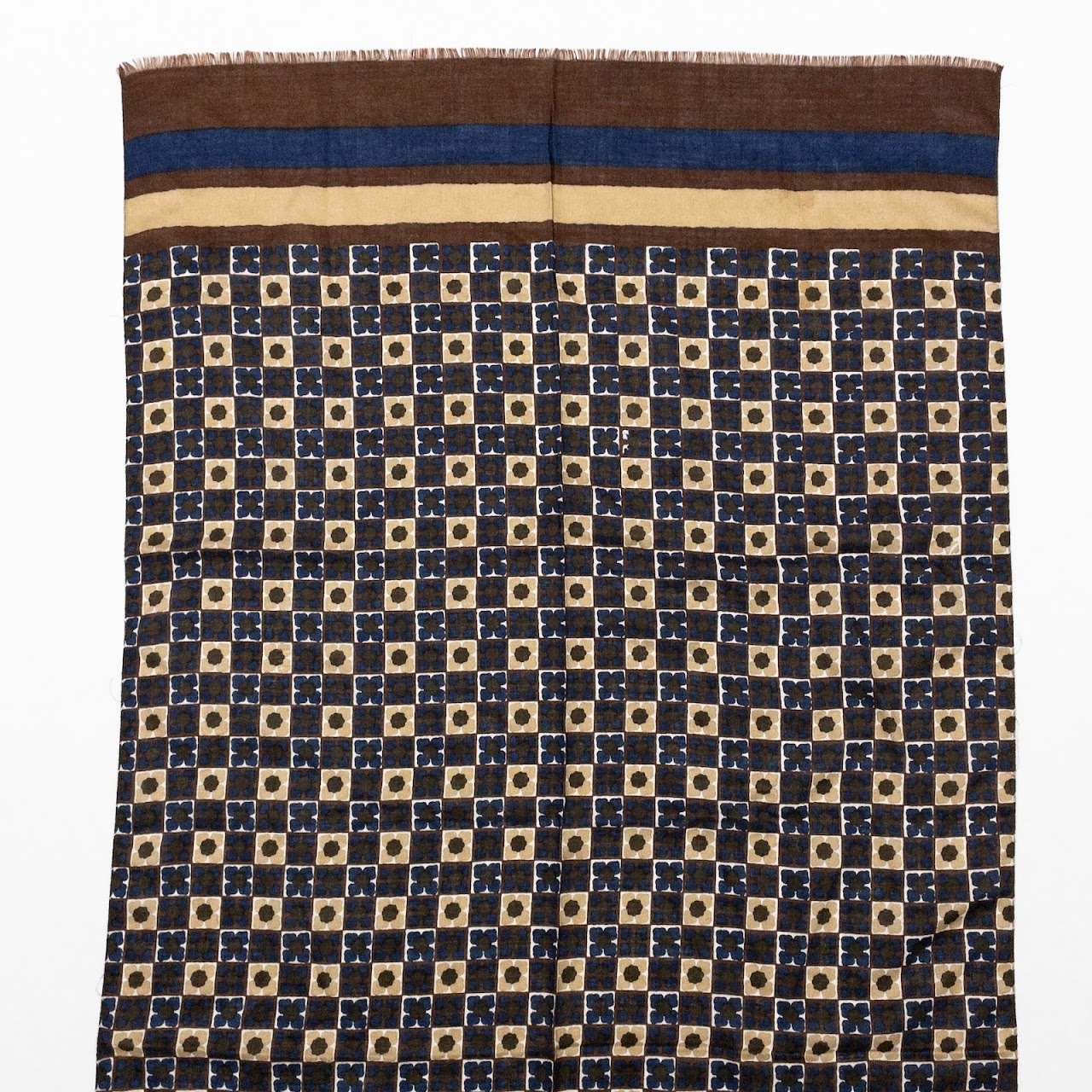 Yves Saint Laurent Printed Wool Scarf