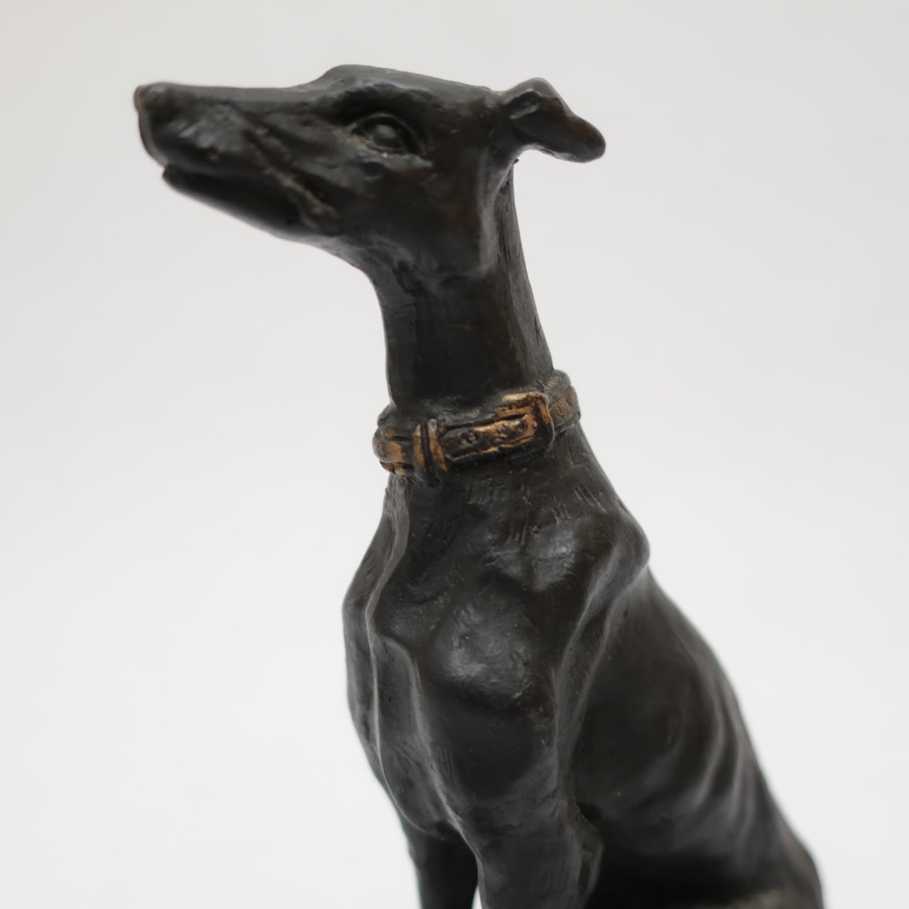 Bronze Greyhound Bookends