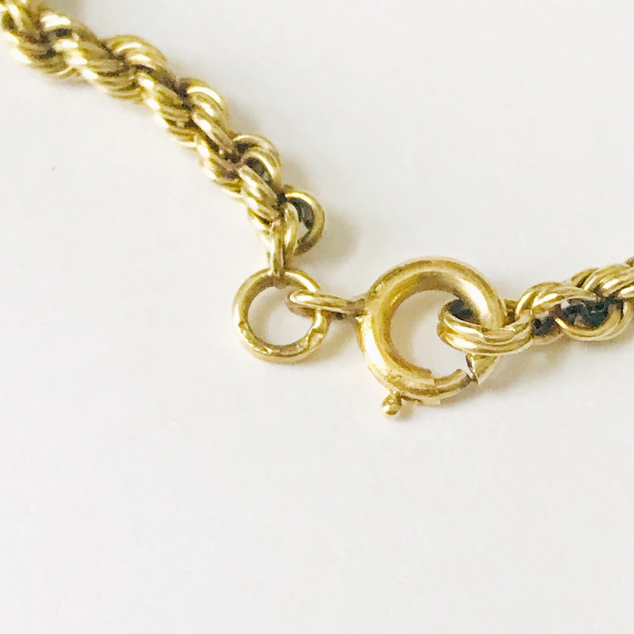 14K Gold Twist Chain Bracelet