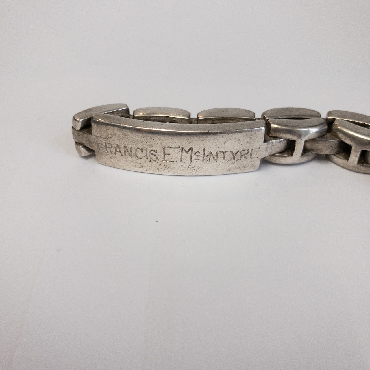 Sterling Silver Engraved Bracelet