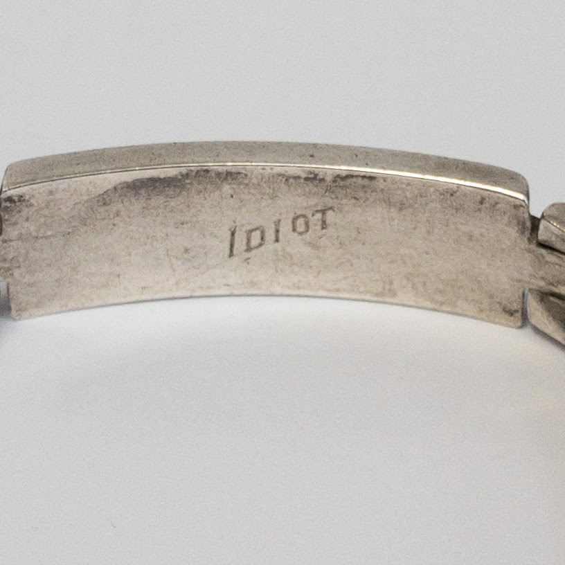 Sterling Silver Engraved Bracelet