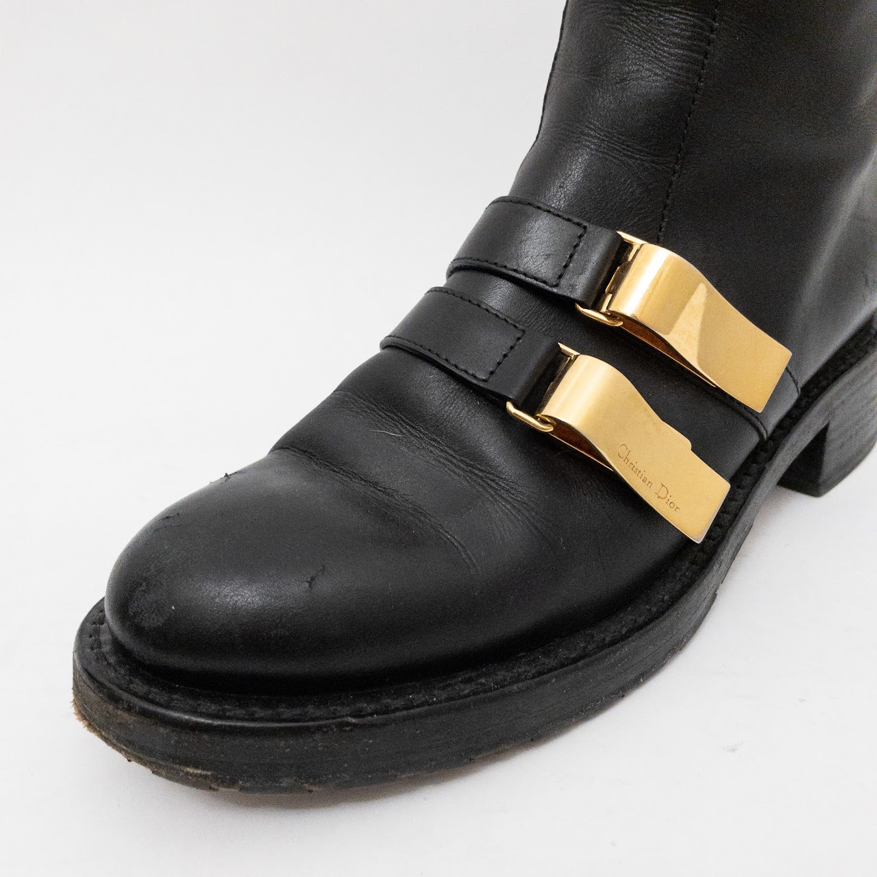 Christian Dior Leather Boots